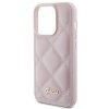 Guess GUHCP15LPSQSQSP iPhone 15 Pro 6.1 różowy/pink hardcase Quilted Metal Logo
